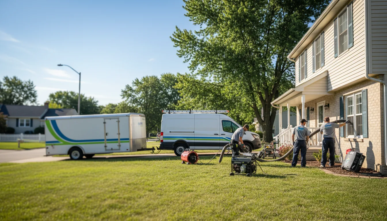 Flooded Basement Restoration And Cleanup With Repair in Walker, KS near me